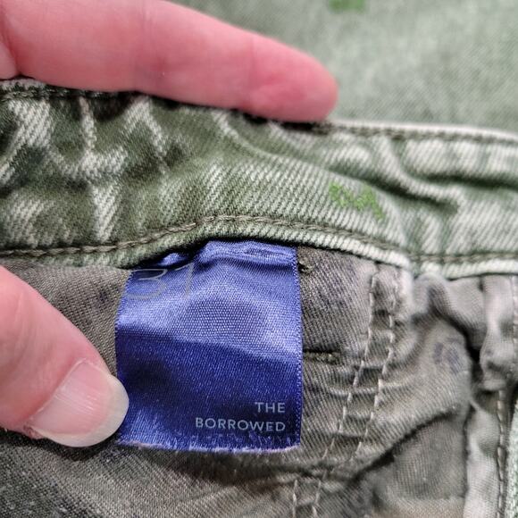 Pilcro The Borrowed Boyfriend Jeans In Holly Mid Rise Relaxed Fit Embroidered 31 - Picture 13 of 16